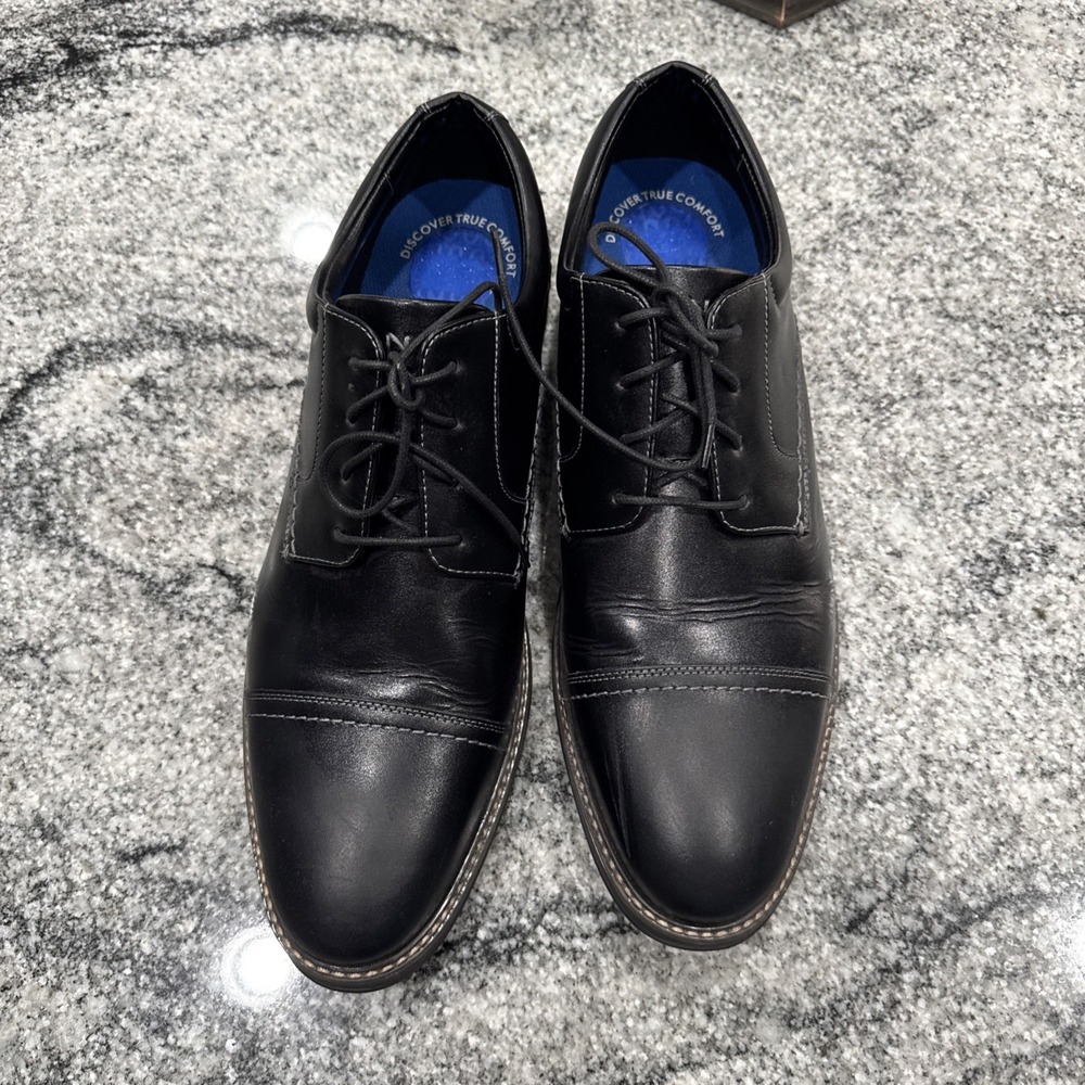 Nunn‎ Bush Men's Westfield Comfort Cap Toe Oxford  Size 13D Black 81423-001 - Picture 4 of 15